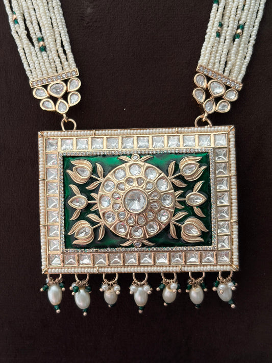 SL(1240)Gauri meenkari long necklace