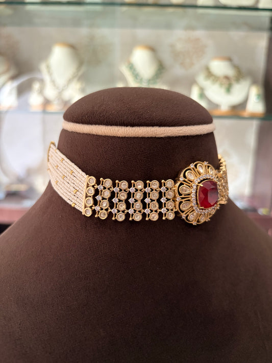 MS(543) Myra moissanite choker