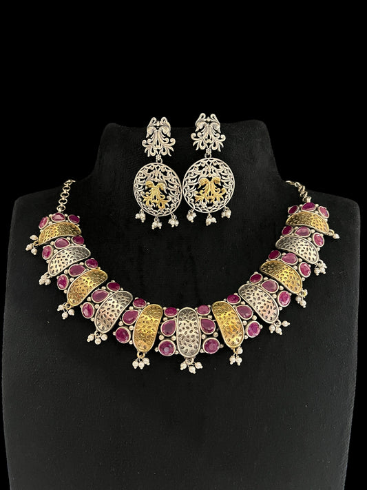 Oxidised Necklace set