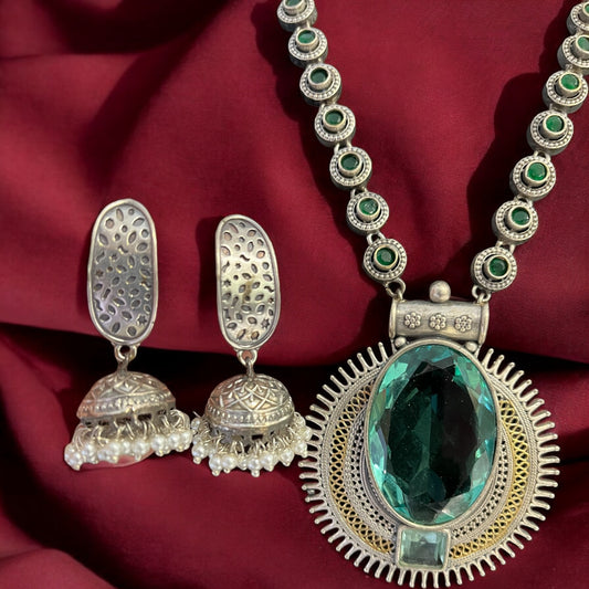 Oxidised Necklace set