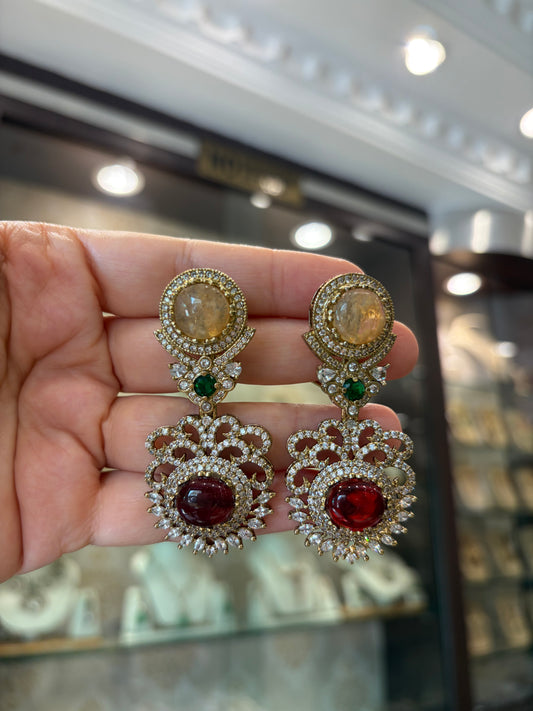 MS(1625)Sabyasachi inspired double layer necklace