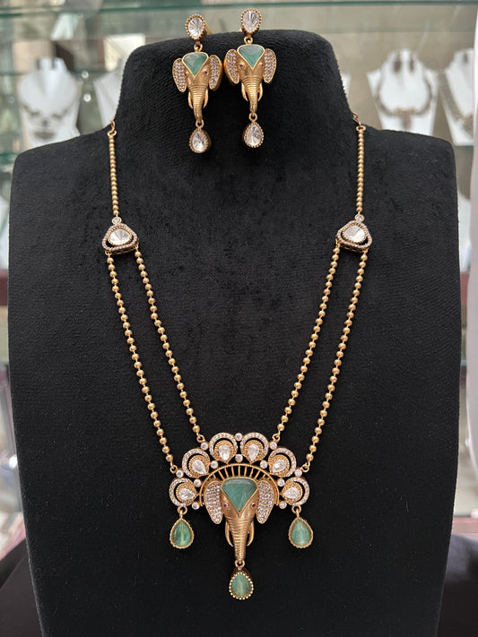 Elephant Pendant Set