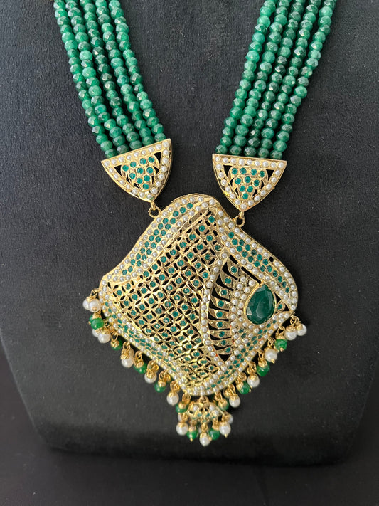 Long jadau Necklace set