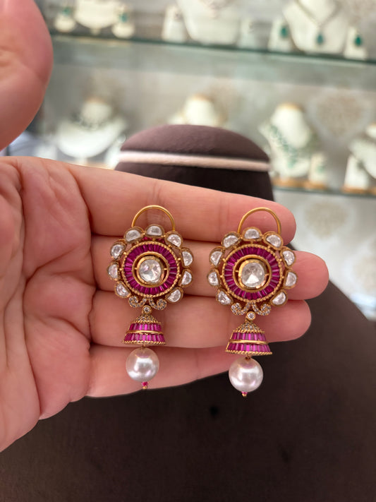RD(341)Indira Polki Earrings