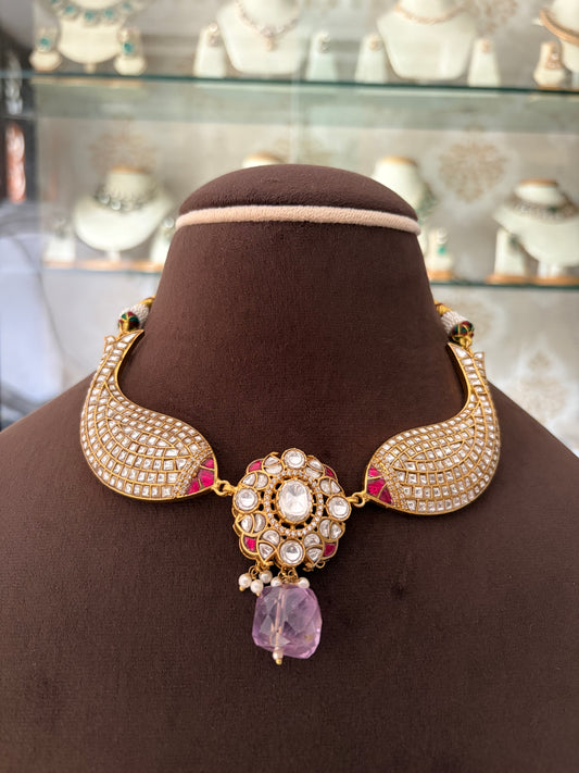MS(1859)Shanaya Jadau necklace set