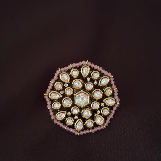 Adjustable Kundan Ring