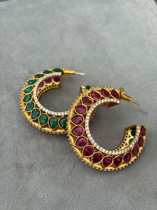 Ms(325)Tara Polki earrings