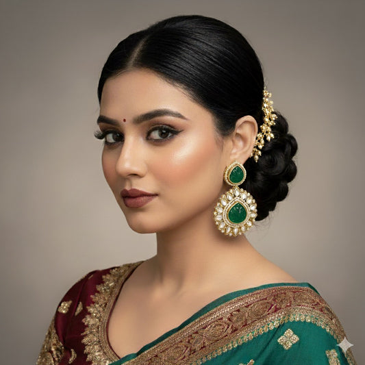 Kundan earrings
