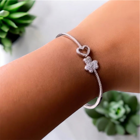 925 Hallmark Silver CZ Bracelet