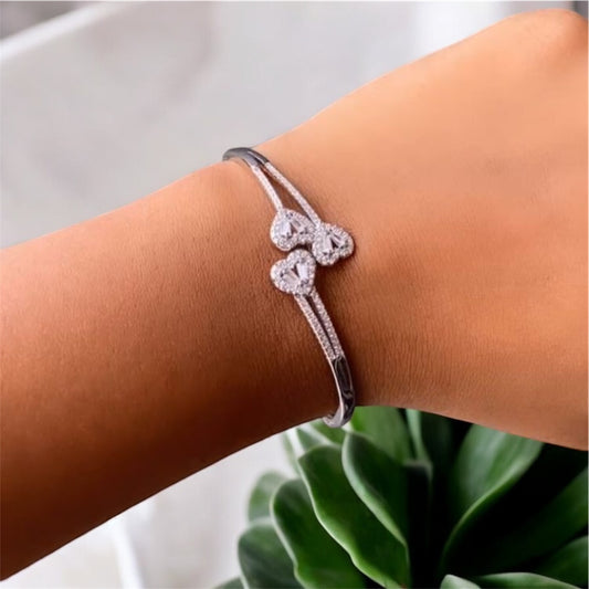 925 Hallmark Silver CZ Bracelet
