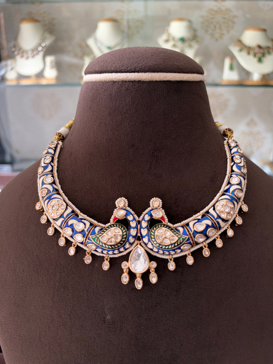 MS(975)Hasli peacock necklace