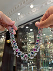 Multi Colour AD necklace