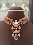 NP(2430)Alisa choker drop necklace