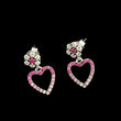 92.5 silver Swarovski earrings
