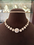 ER(711)Charlotte Polki choker cum necklace