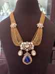 Rd(1262)Rania designer Polki necklace