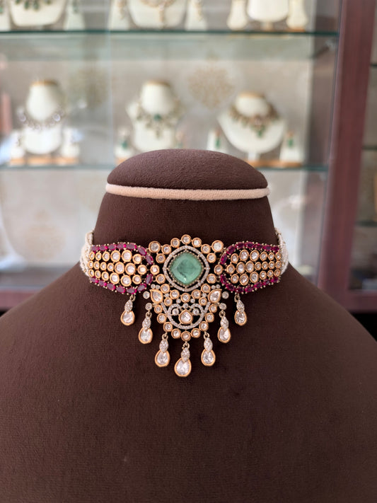 MS(936)Gauri antique finish choker