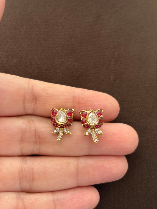 CD(361)Rukmini moissanite pendant set