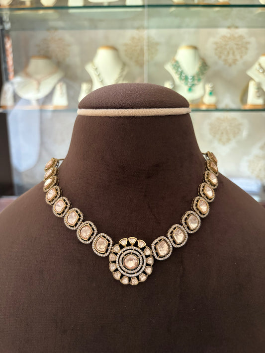CD(825)Vanya moissanite necklace