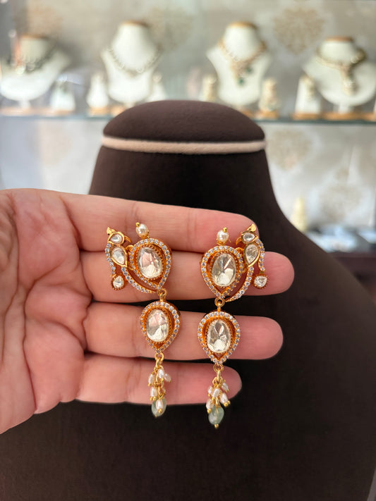 MF(1525)Camille gold plated necklace set