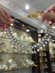 Antique Polki drop necklace