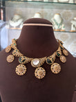 CH(820)Zainab gold look necklace