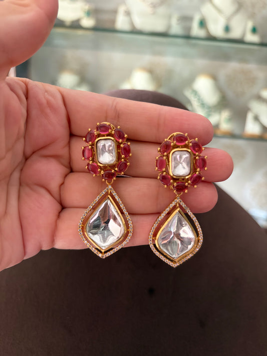 RD(238)Gauri Polki Earrings