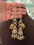 MS(565)Aarna Jadau ear chain earrings
