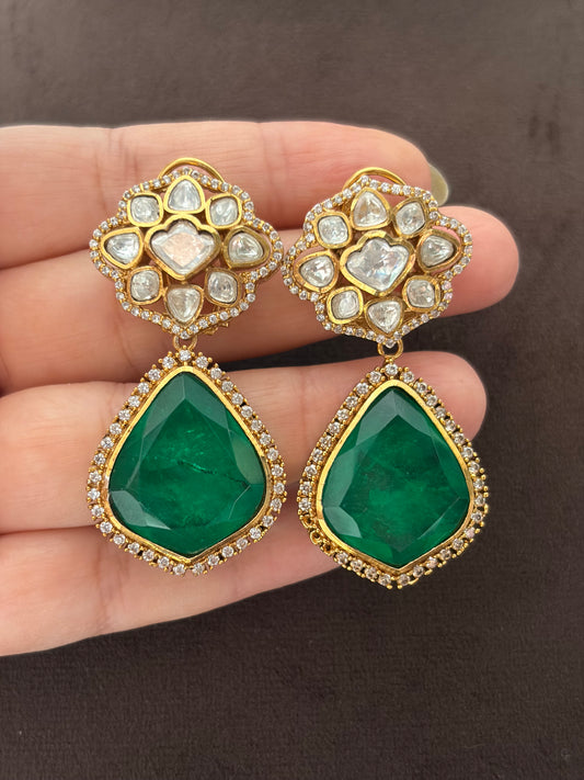 Rd(1262)Rania designer Polki necklace