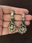 CH(380)Bhumika apoxy Polki Earrings
