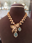 CH(1151)Diana peacock necklace set