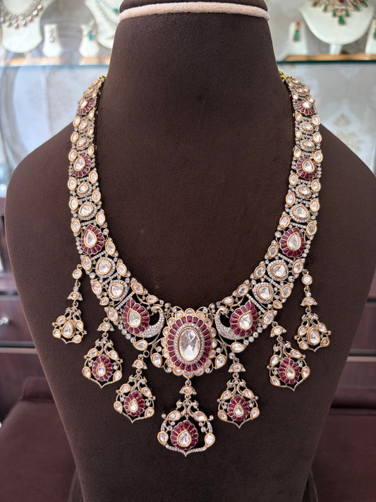 SL(2080)Kausalya antique long designer necklace set