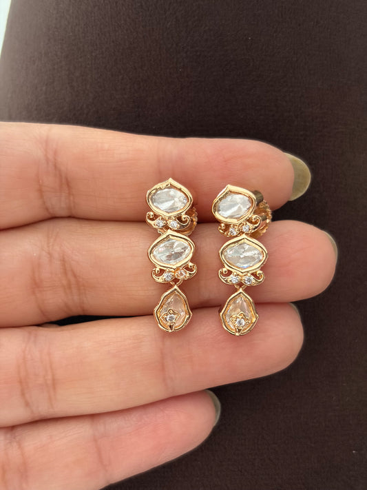 Av(392)single line Polki necklace
