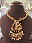 MF(964)Avni gold plated moissanite necklace