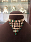 Camilla waterfall moissanite choker