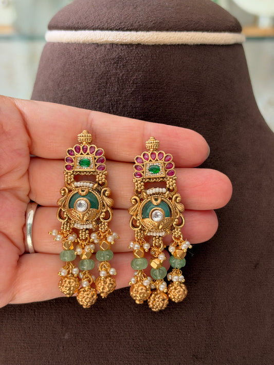 SV(1010)Bhanavi heritage necklace with ghungroo