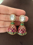 CH(514)Rebecca moissanite earrings