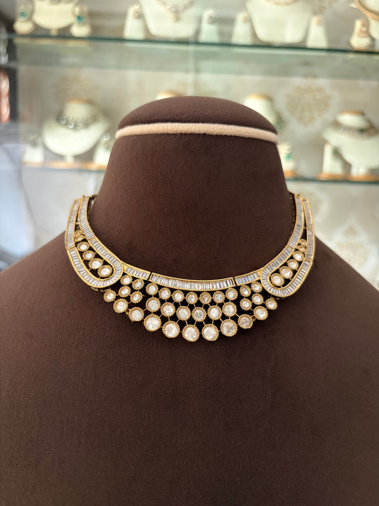MS(936)Aarohi antique necklace set