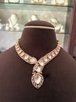 ER(772)Amaira V Polki necklace