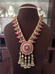GT(2145)Inara long Jadau necklace with takker