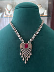 TJ(635)Suhana antique AD necklace set