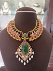 CH(1560)Josephine spiral design necklace