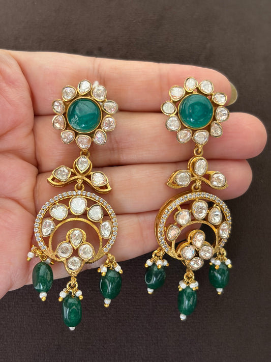 CD(540)Rania moissanite earrings