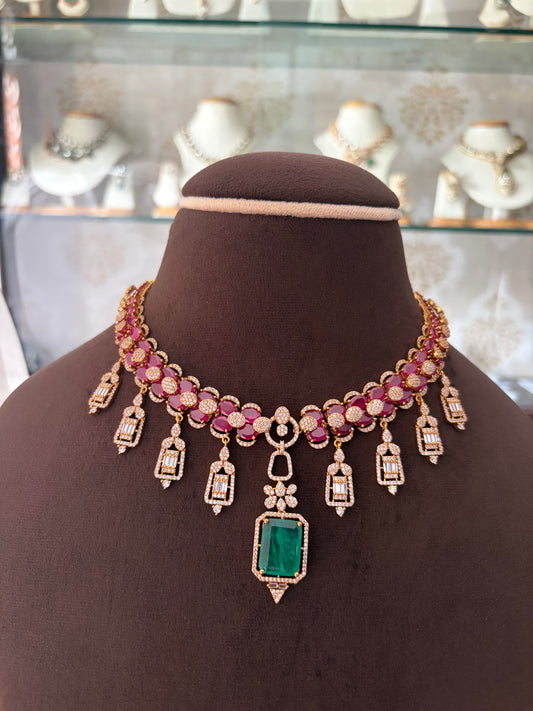 CH(1183)Amaira designer necklace set
