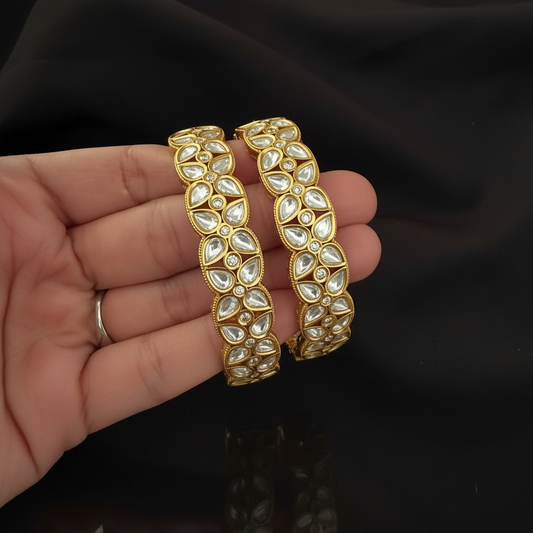 Polki openable bangles
