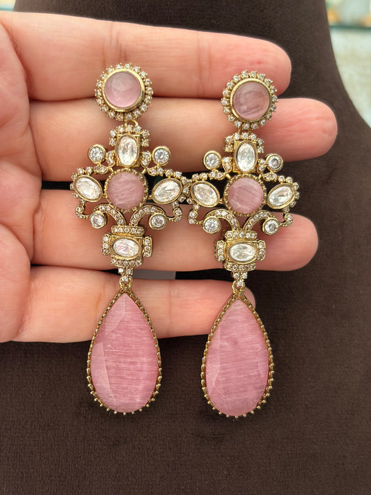 CD(276)Gauri antique doublet stone earring