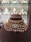 SL(4050)Chandrika triple layer Polki bridal set