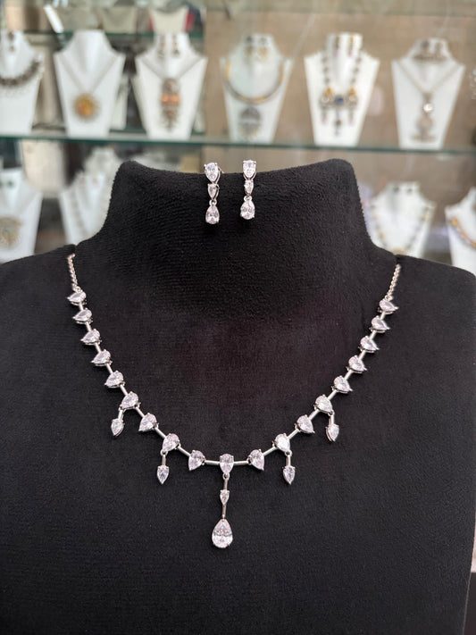 925 silver necklace set