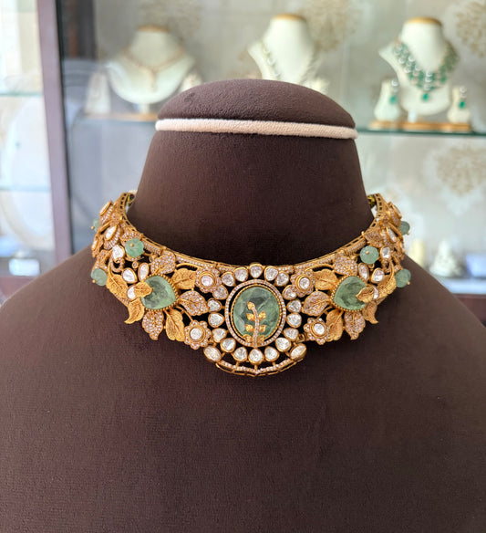 CH(1795)Letizia lazer designed Polki set