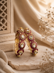 KS(792)Yutika antique openable Ruby Bangle